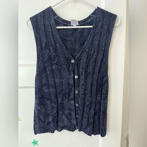 Vintage CP Shades Chenille Sweater Vest